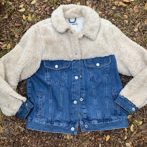 Topshop Jacket Size 4 Denim Jean Jacket - Picture 3 of 8